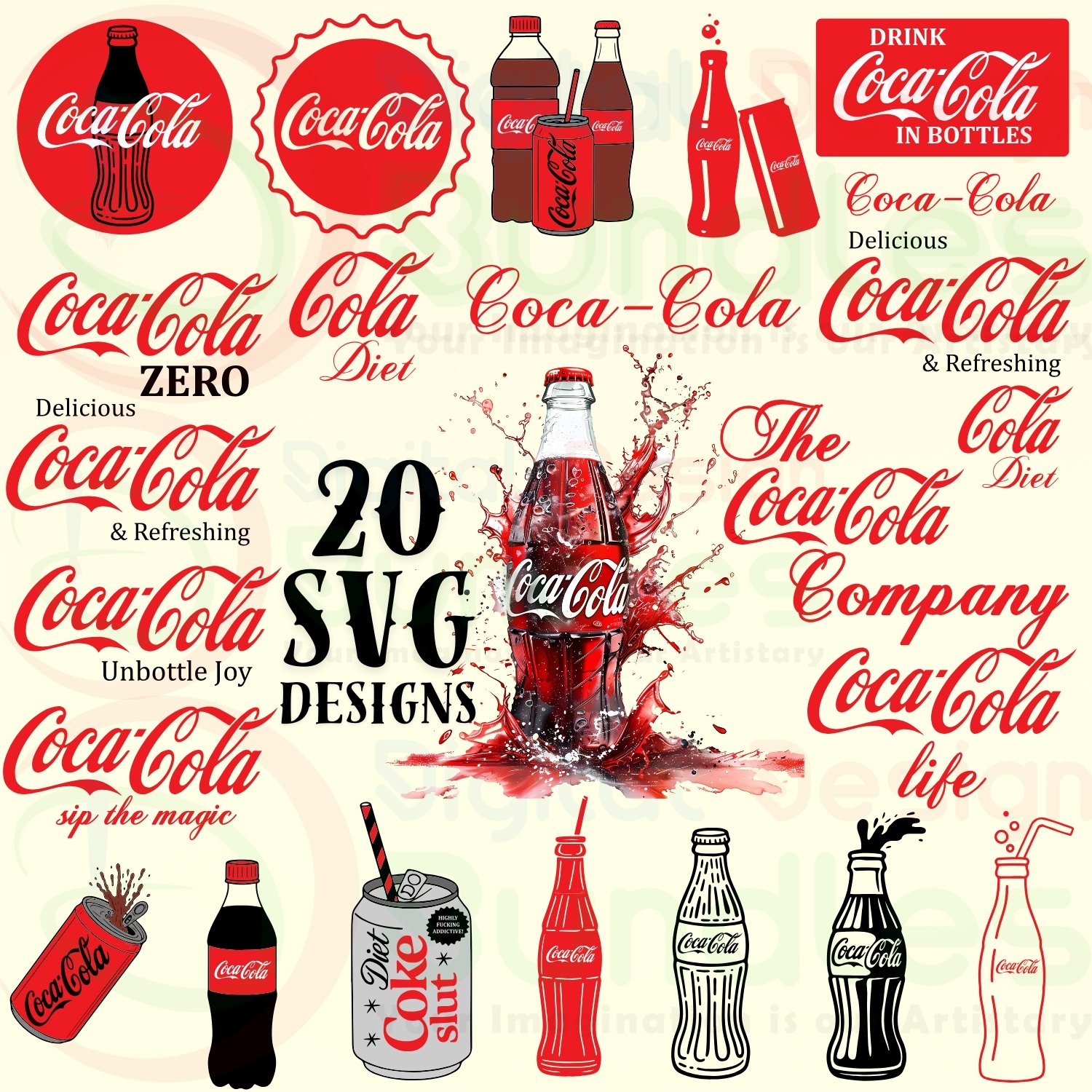 Coca-Cola SVG Bundles