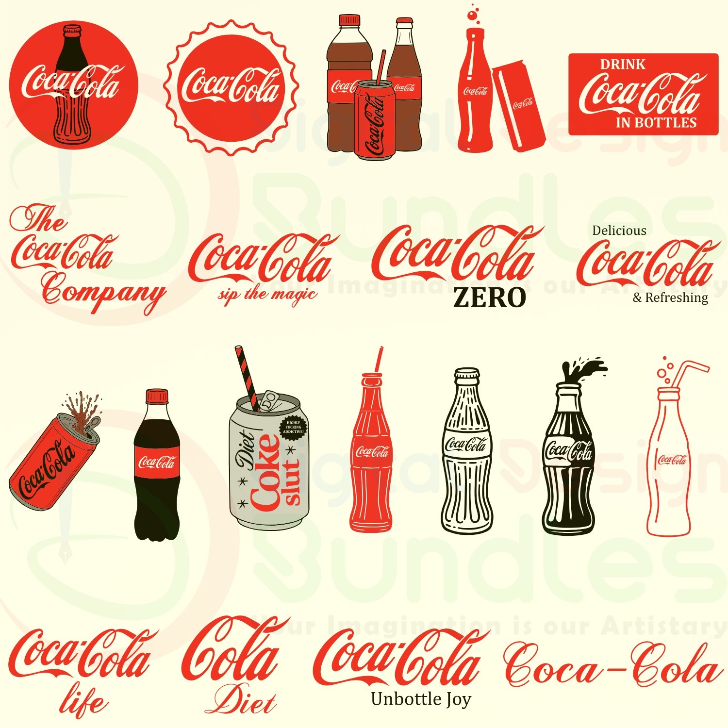 Coca-Cola SVG Bundles
