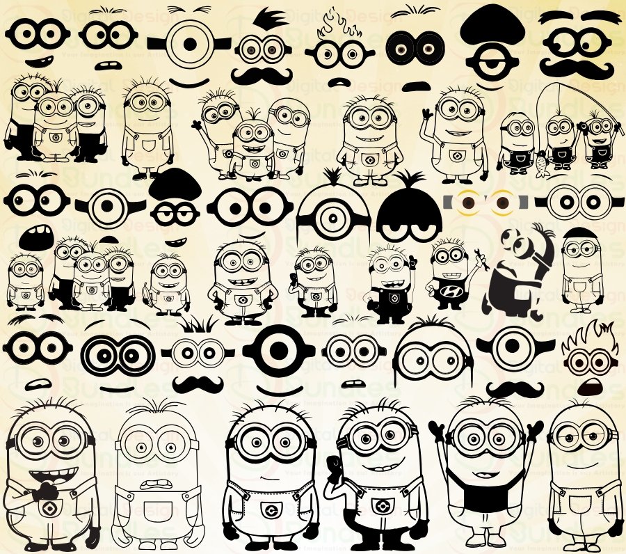 Minion SVG Bundle