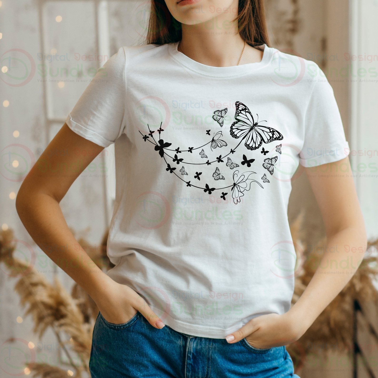 Flying Butterflies Svg-1