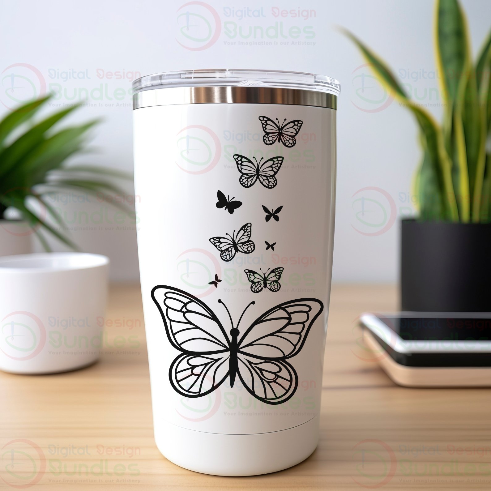 Flying Butterflies Svg-1