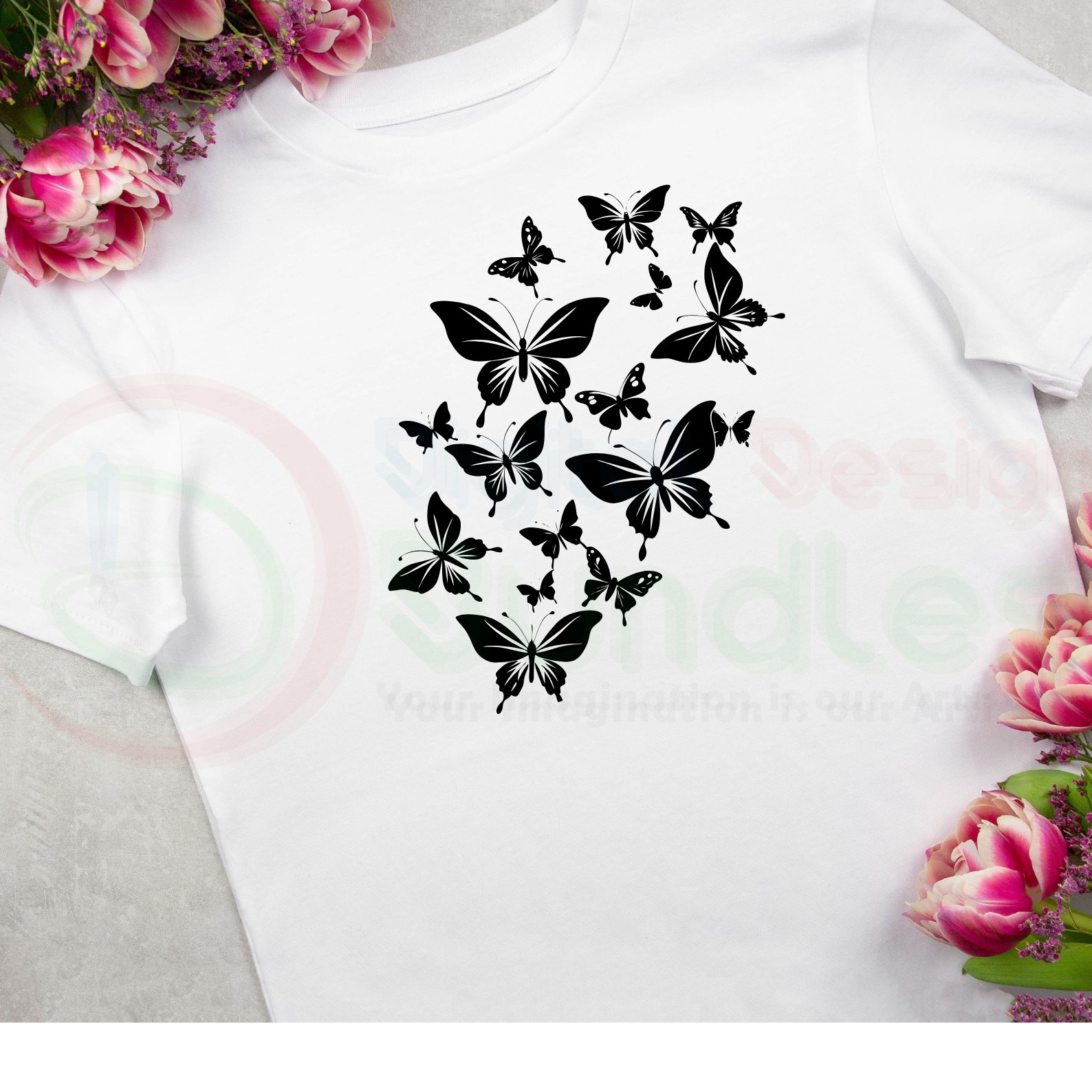Flying Butterflies Svg - 2