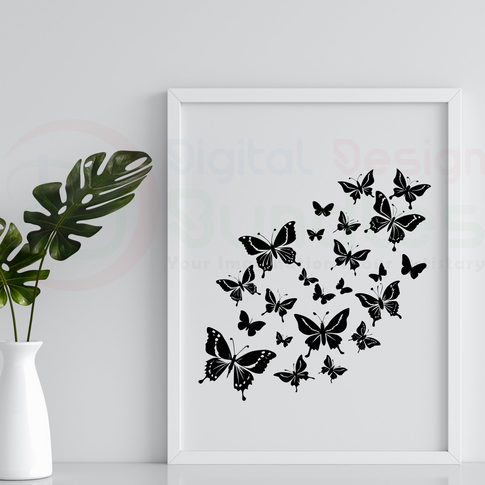 Flying Butterflies Svg - 2