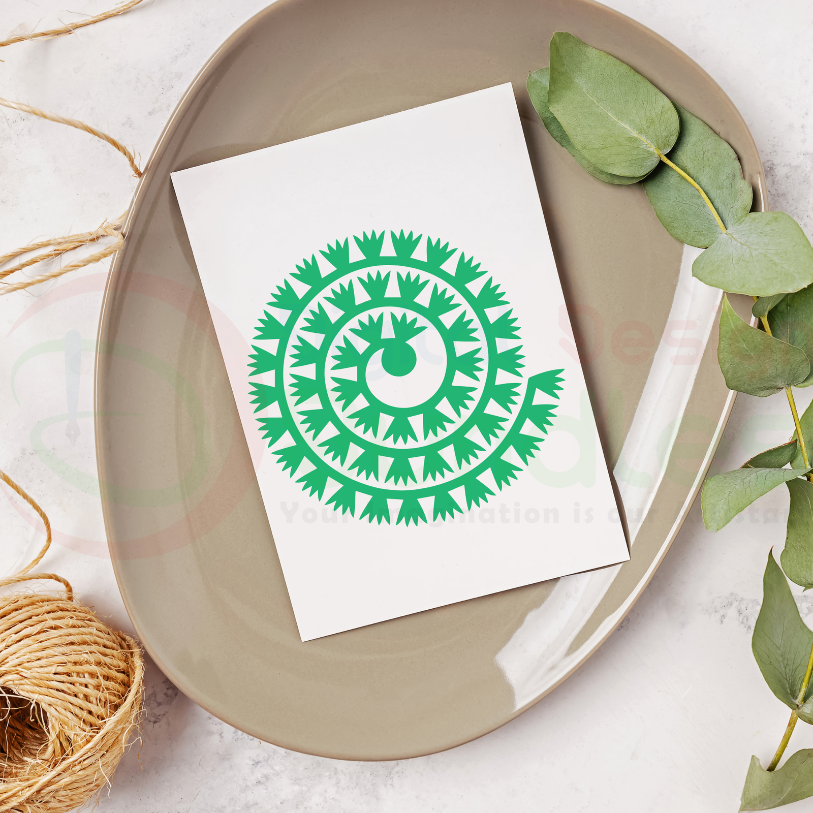 Rolled Flower SVG - 3