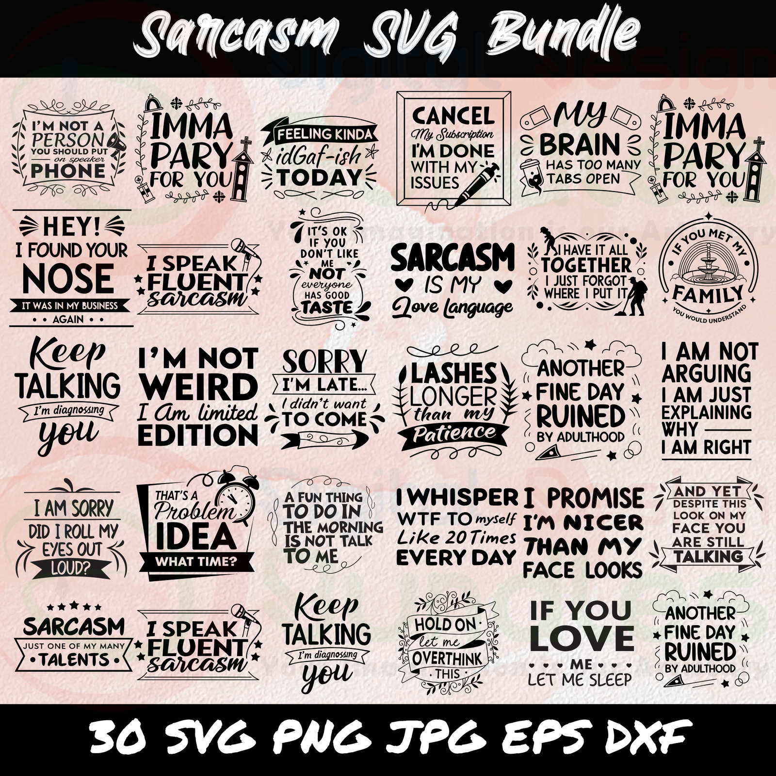 Sarcastic Svg - 1
