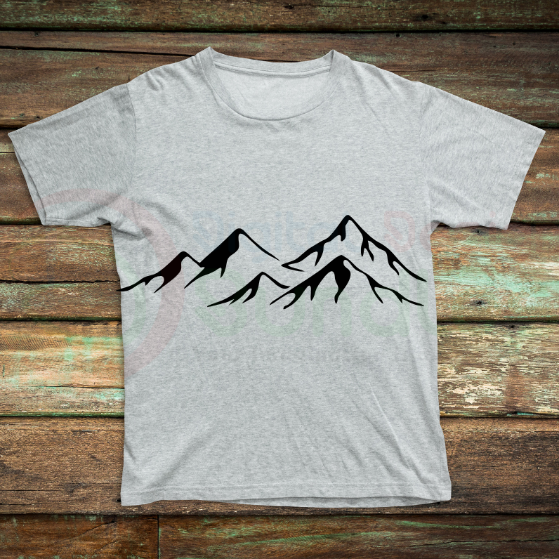 Mountain & Trees SVG