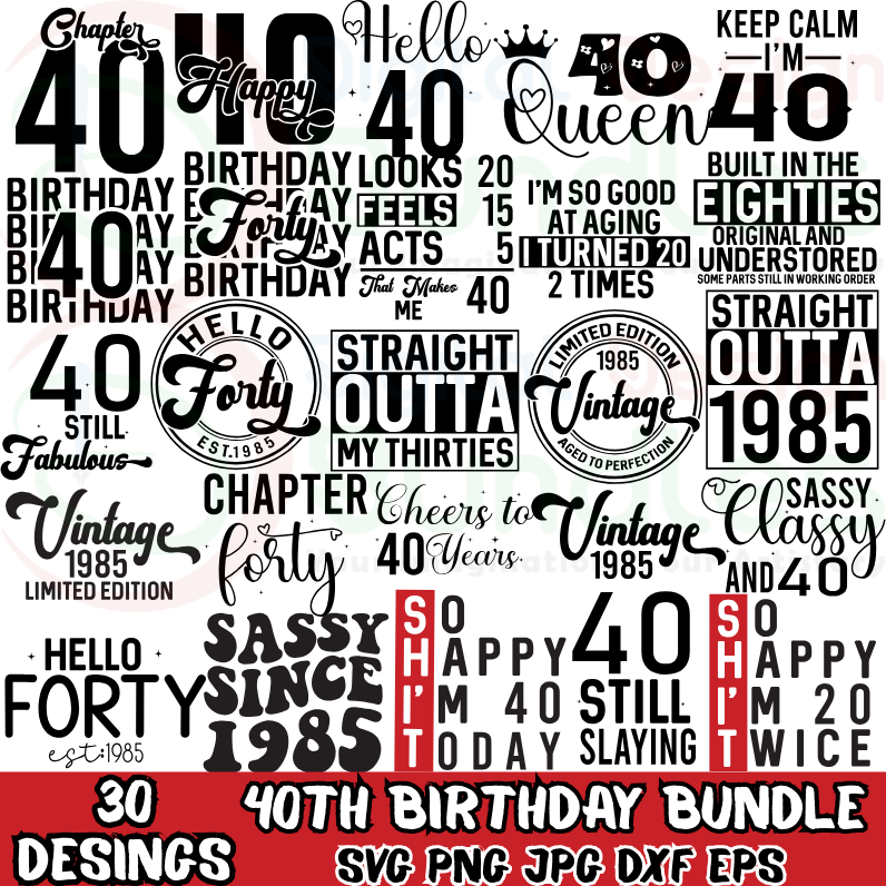 Hello 40th SVG