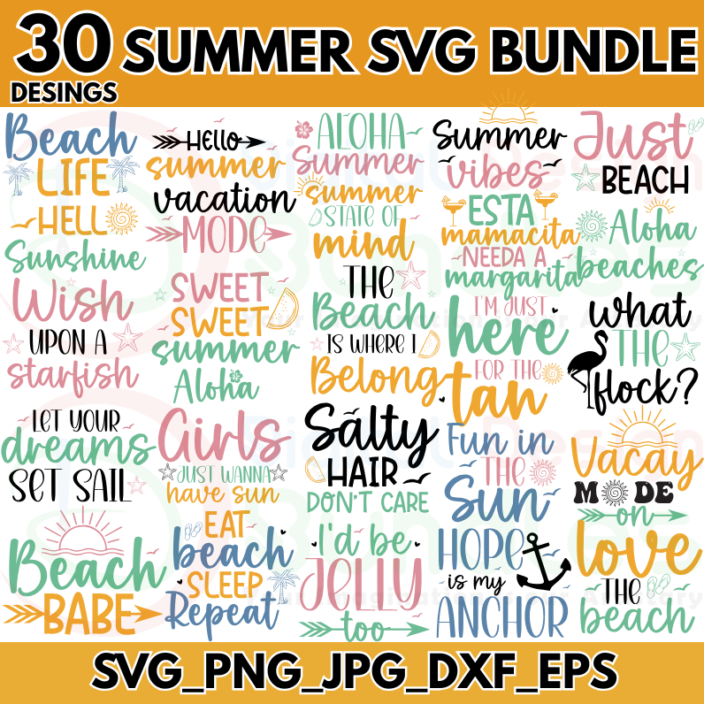 Summer SVG Bundle