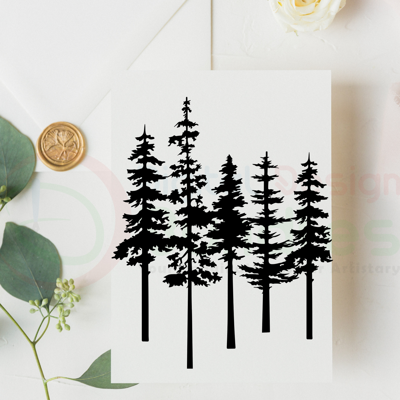 Mountain Forest SVG