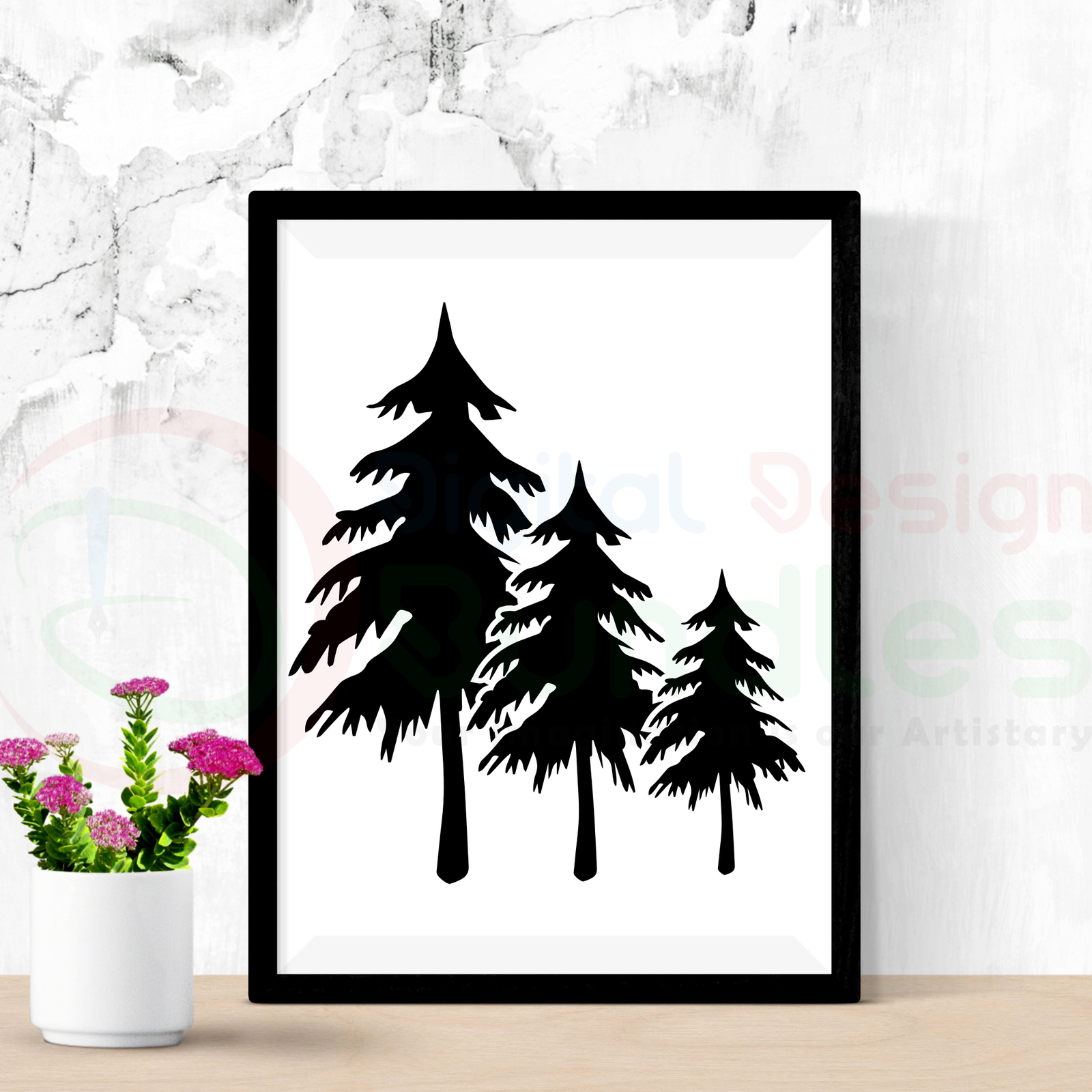 Mountain Forest SVG