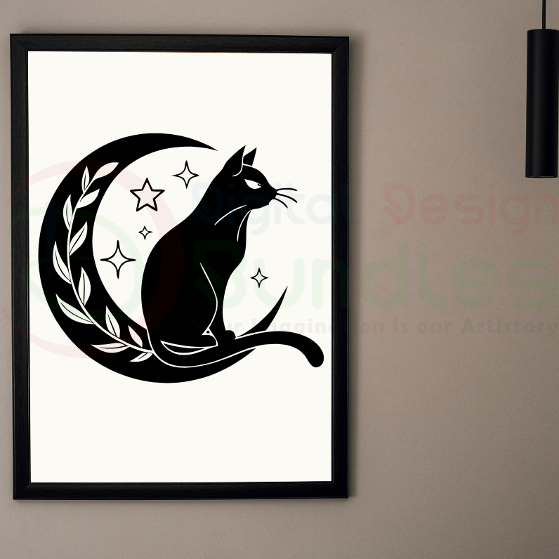 Celestial Cat Svg Bundle