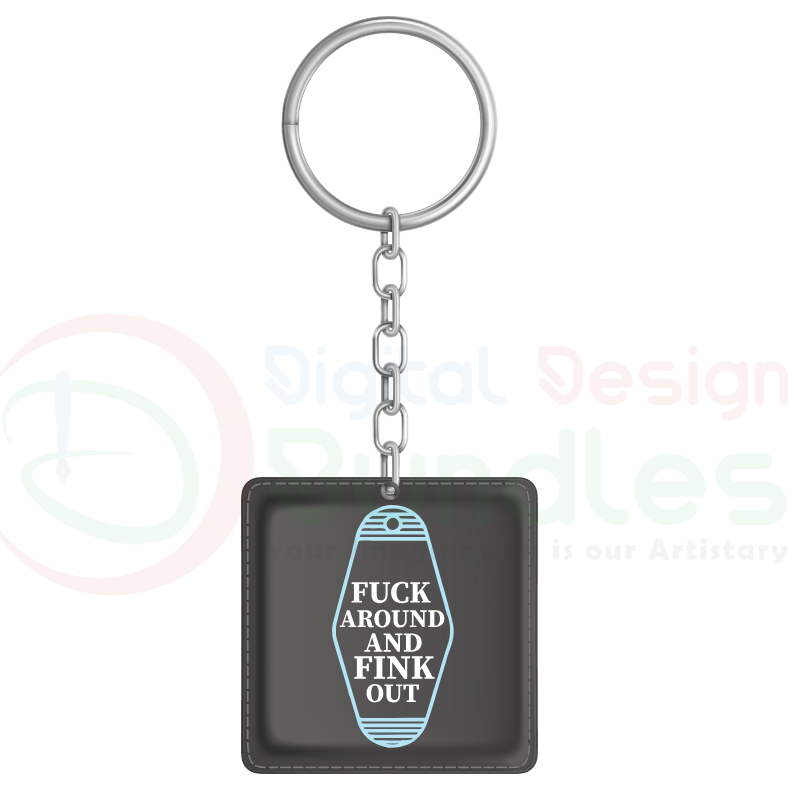 Motel Keychain SVG