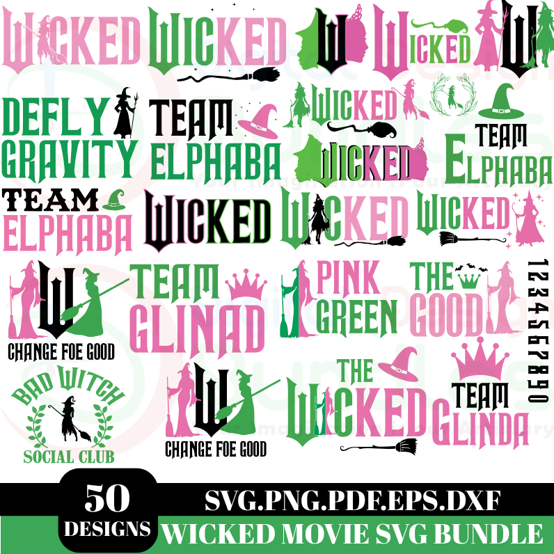 Wicked Movie SVG