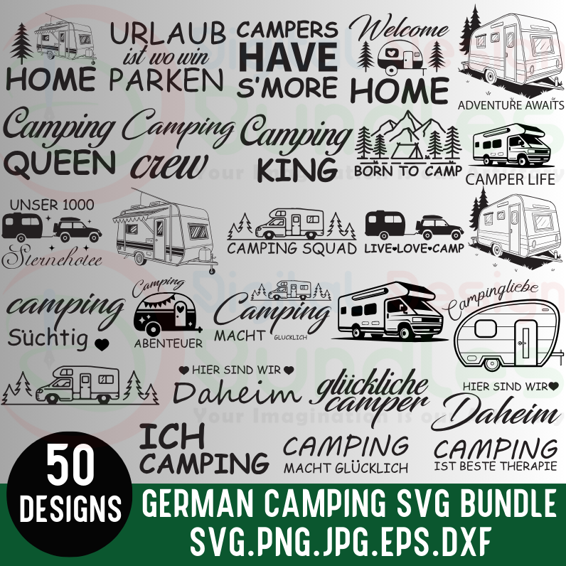 German Camping SVG