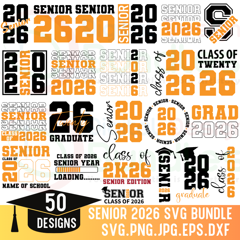 Senior 2026 SVG