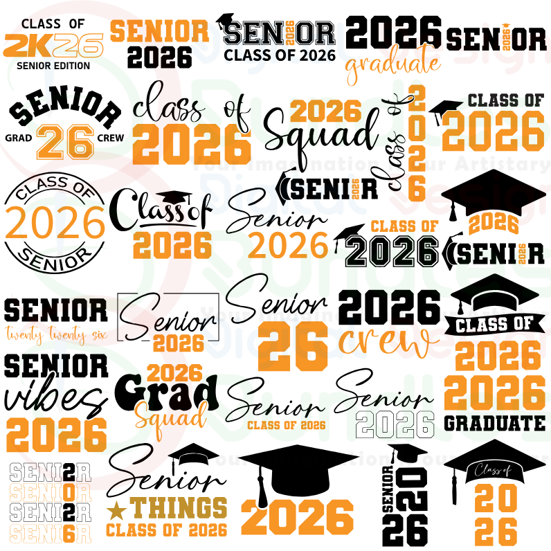 Senior 2026 SVG