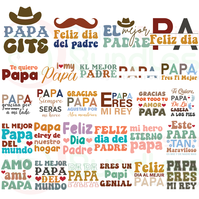 Frases Para el Dia del Papá Svg