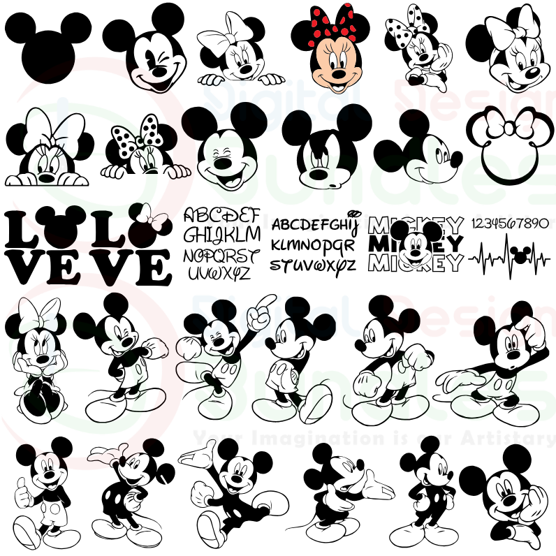 Mickey Mouse SVG