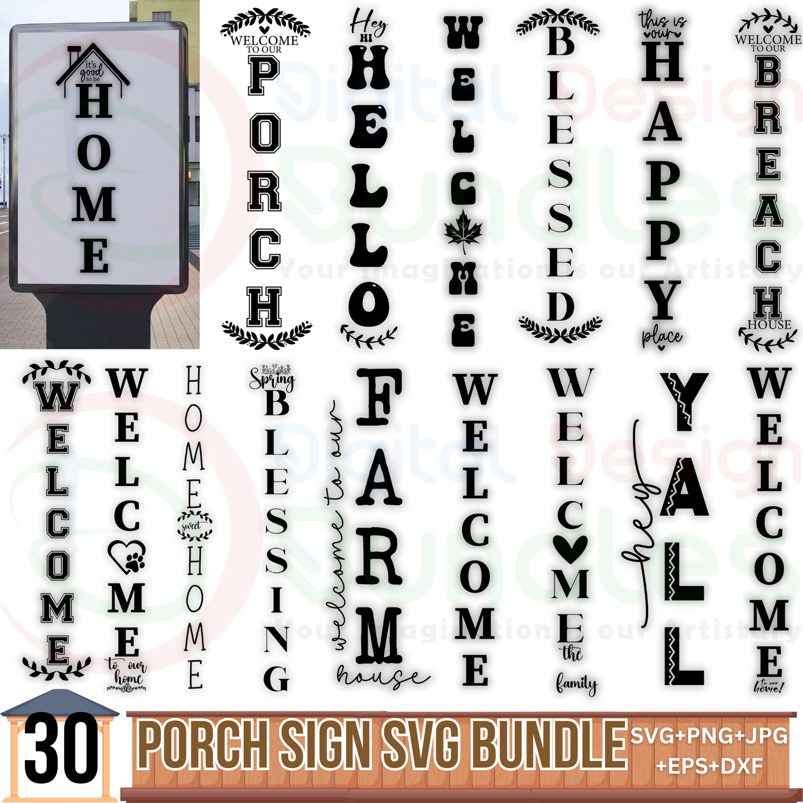 Porch Sign SVG