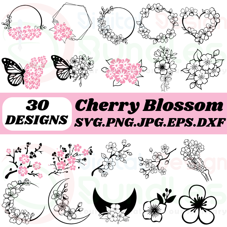 Cherry Blossom SVG