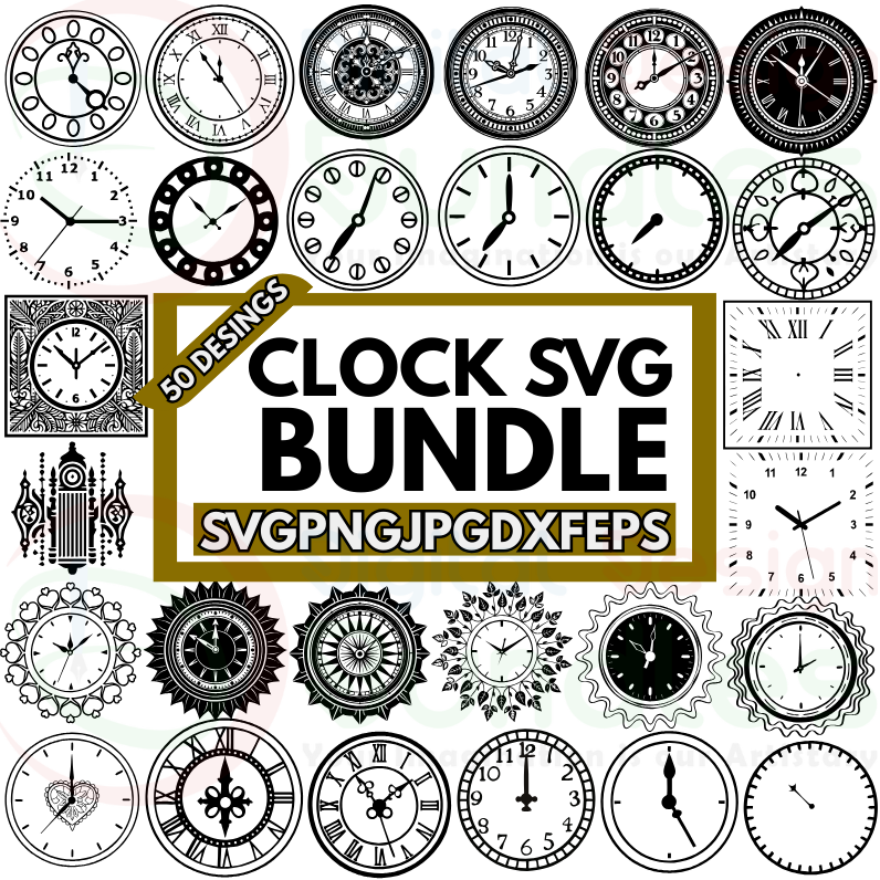 Clock SVG - 1