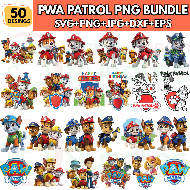 Paw Patrol PNG Bundle