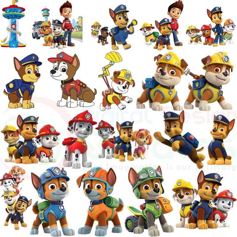 Paw Patrol PNG Bundle