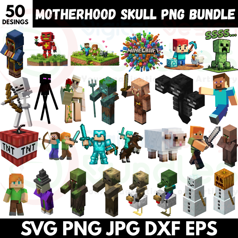 MineCraft PNG Bundle