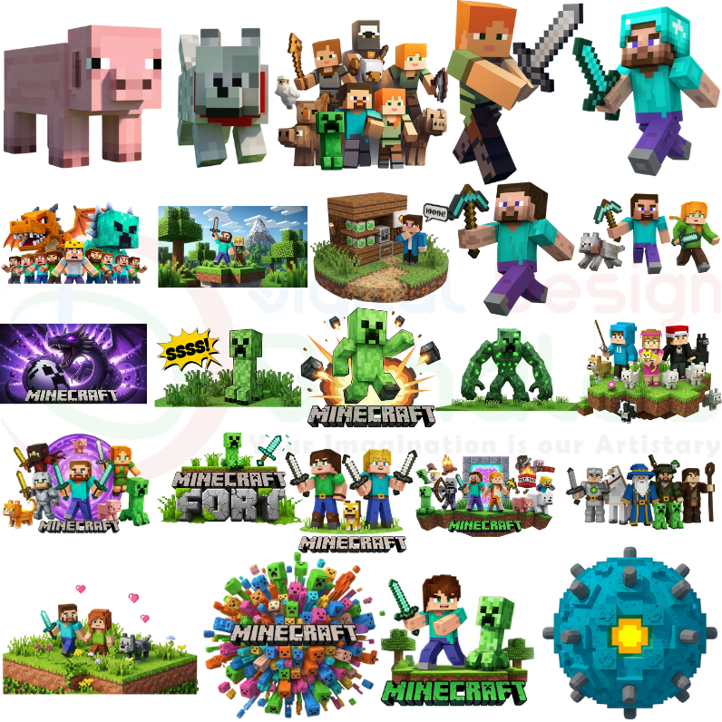 MineCraft PNG Bundle