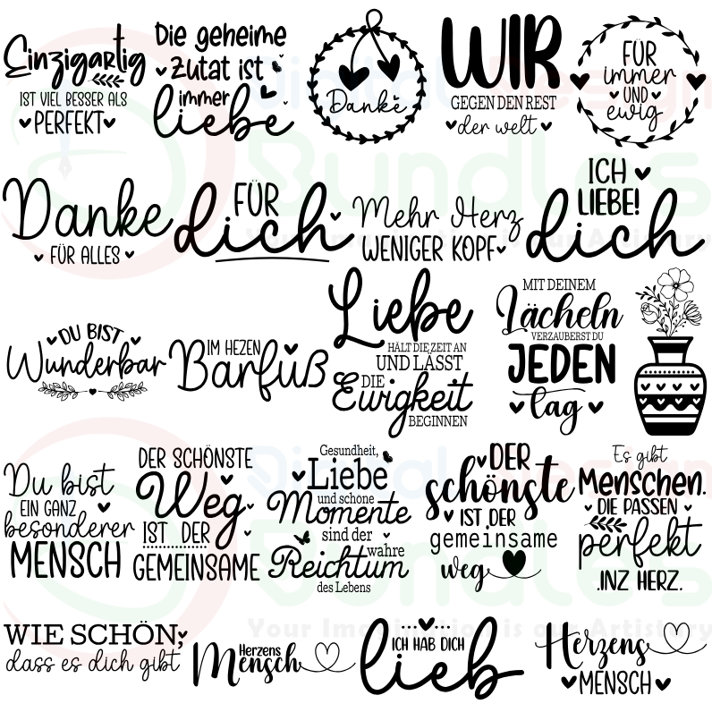 German Herzensmensch SVG