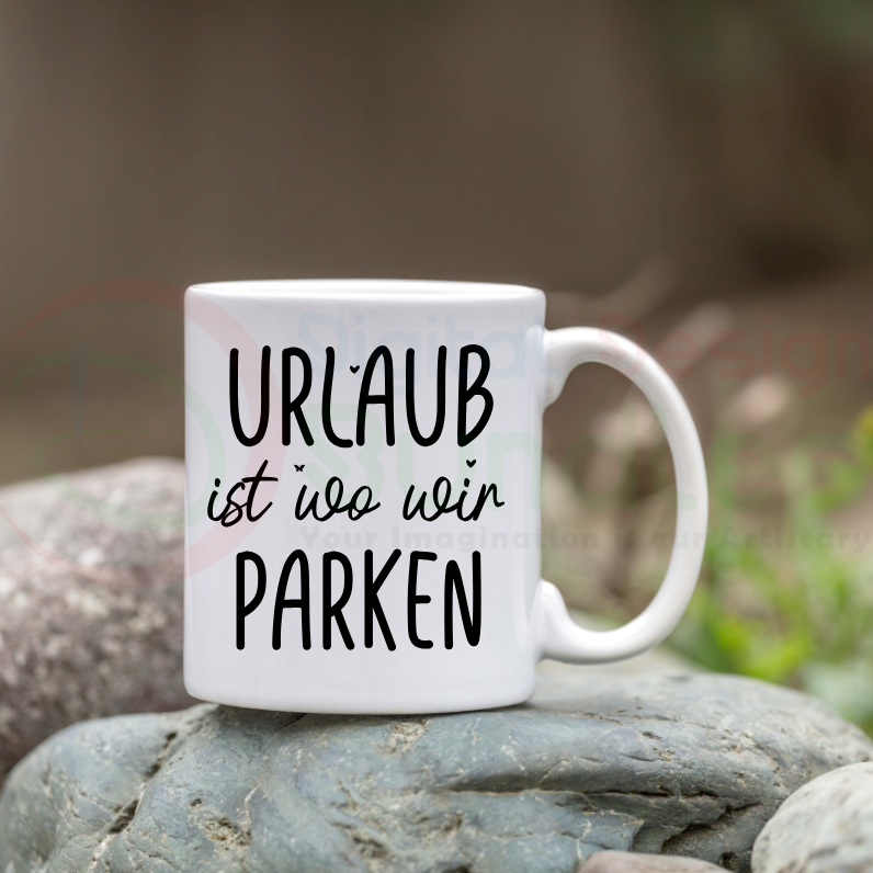 Camping Wohnwagen SVG