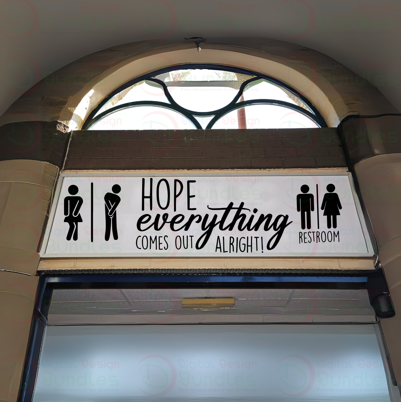 Funny Bathroom SVG