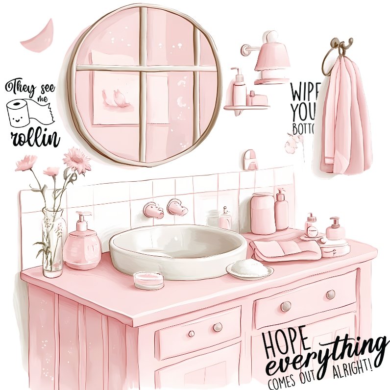Bathroom Funny SVG