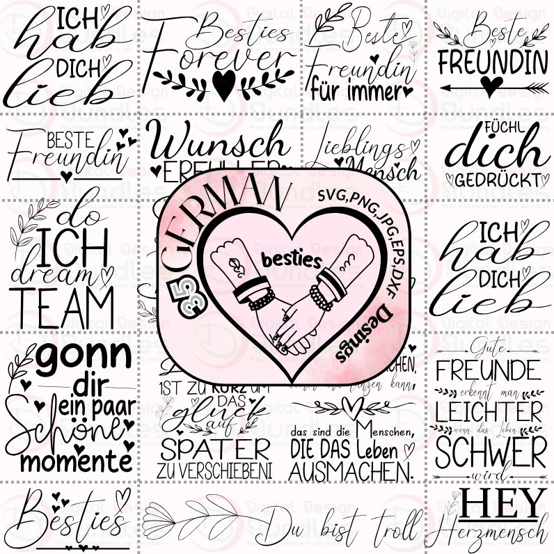 German Besties SVG