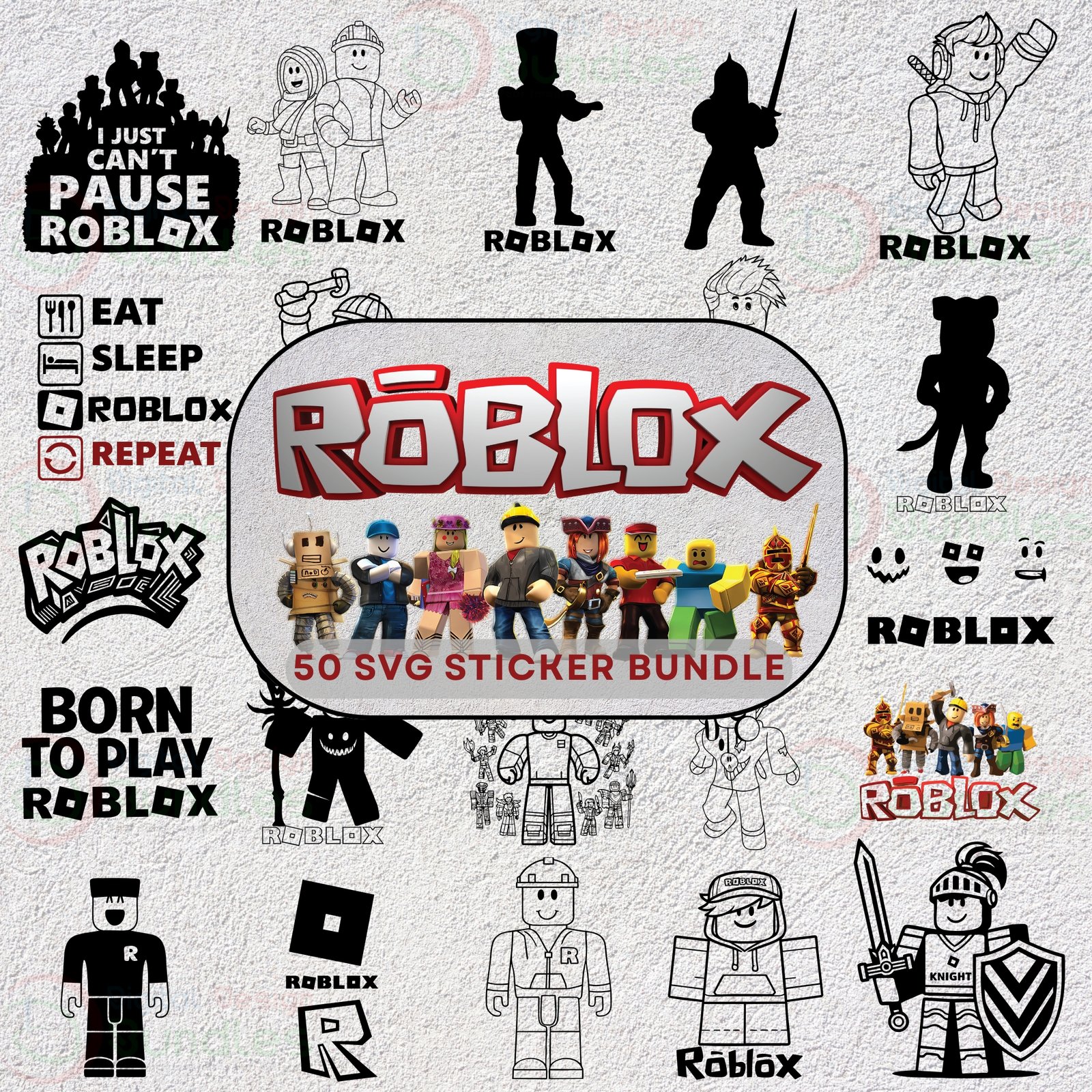 Roblox SVG Bundle